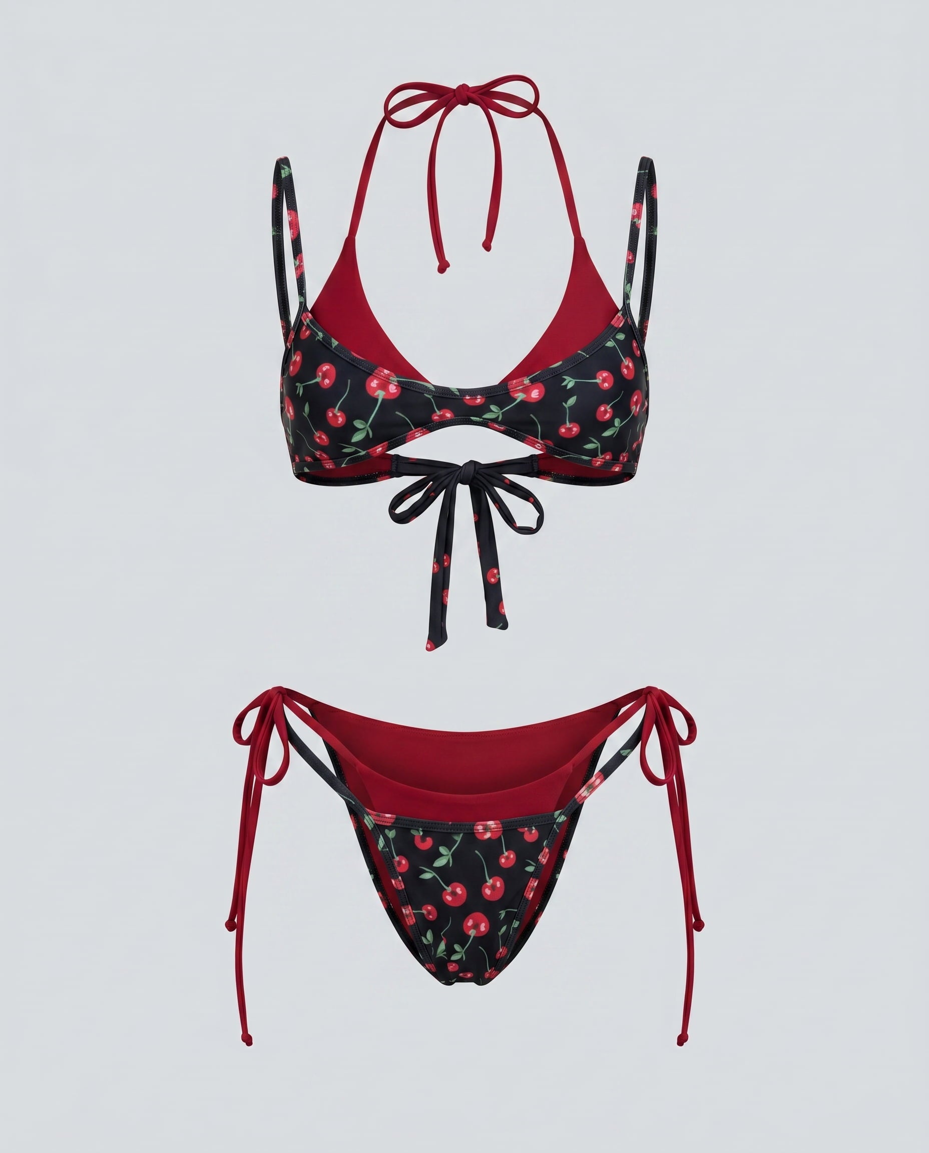 French Retro Bikini Set