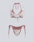 French Retro Bikini Set