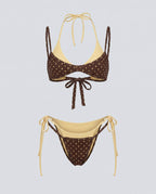 French Retro Bikini Set
