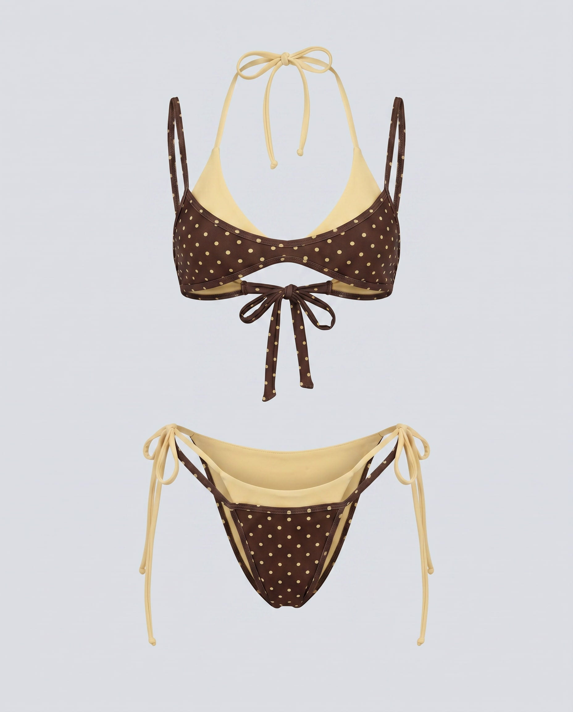 French Retro Bikini Set