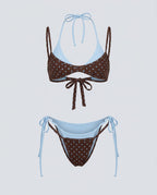 French Retro Bikini Set