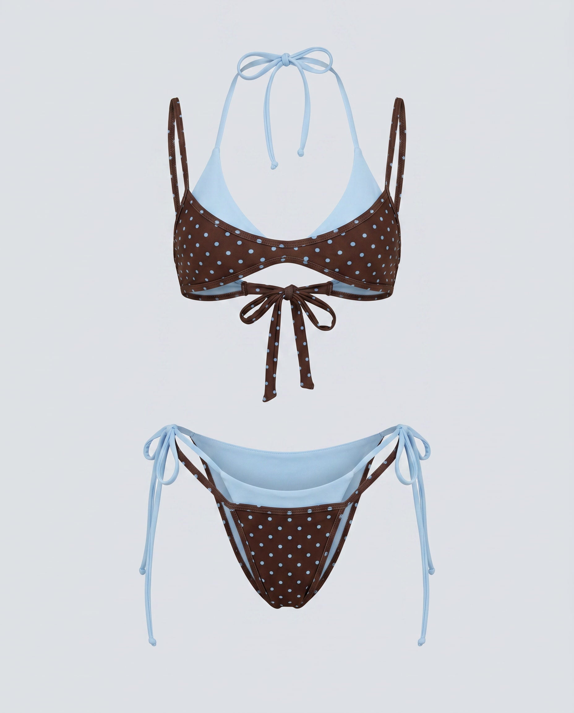 French Retro Bikini Set