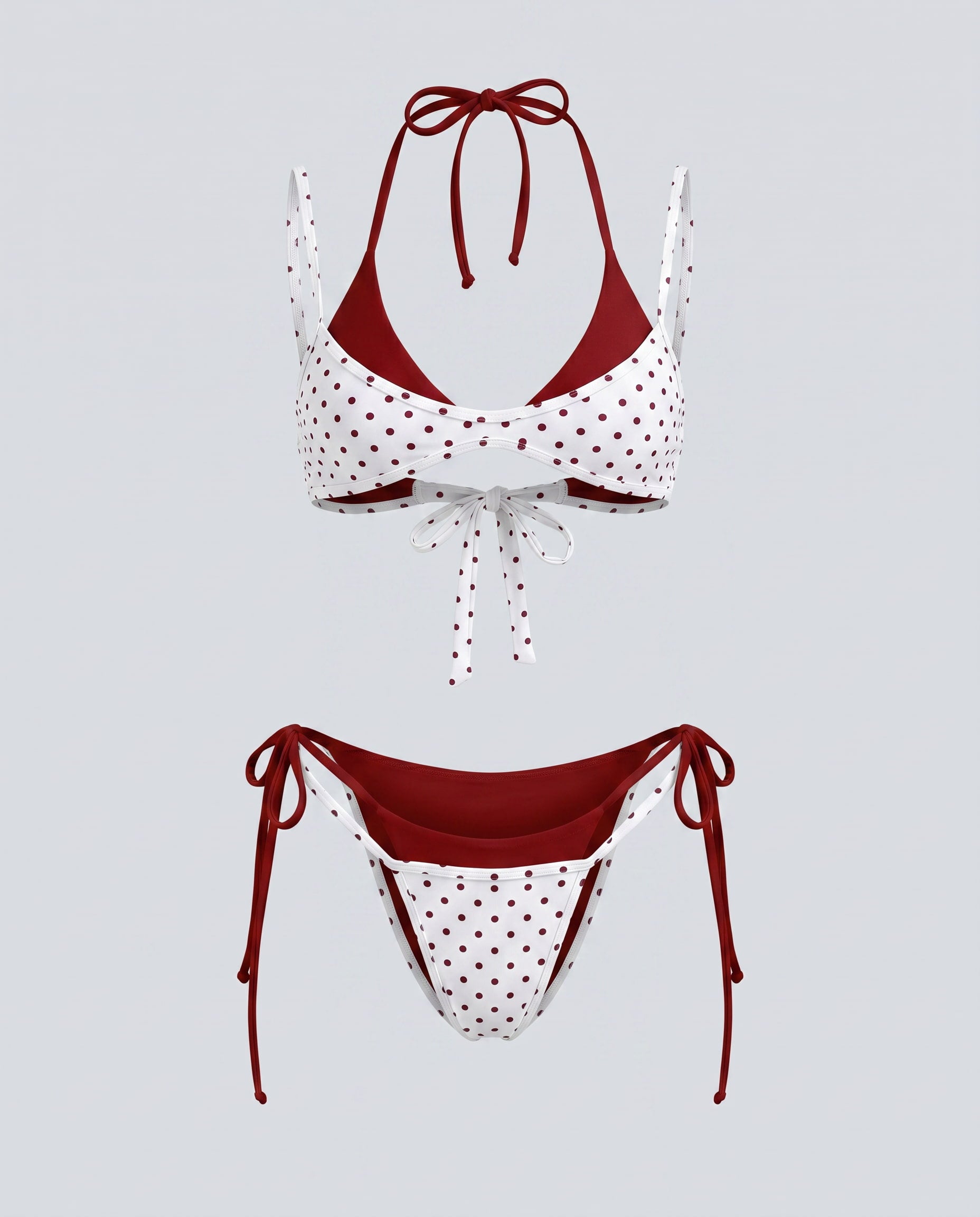 French Retro Bikini Set