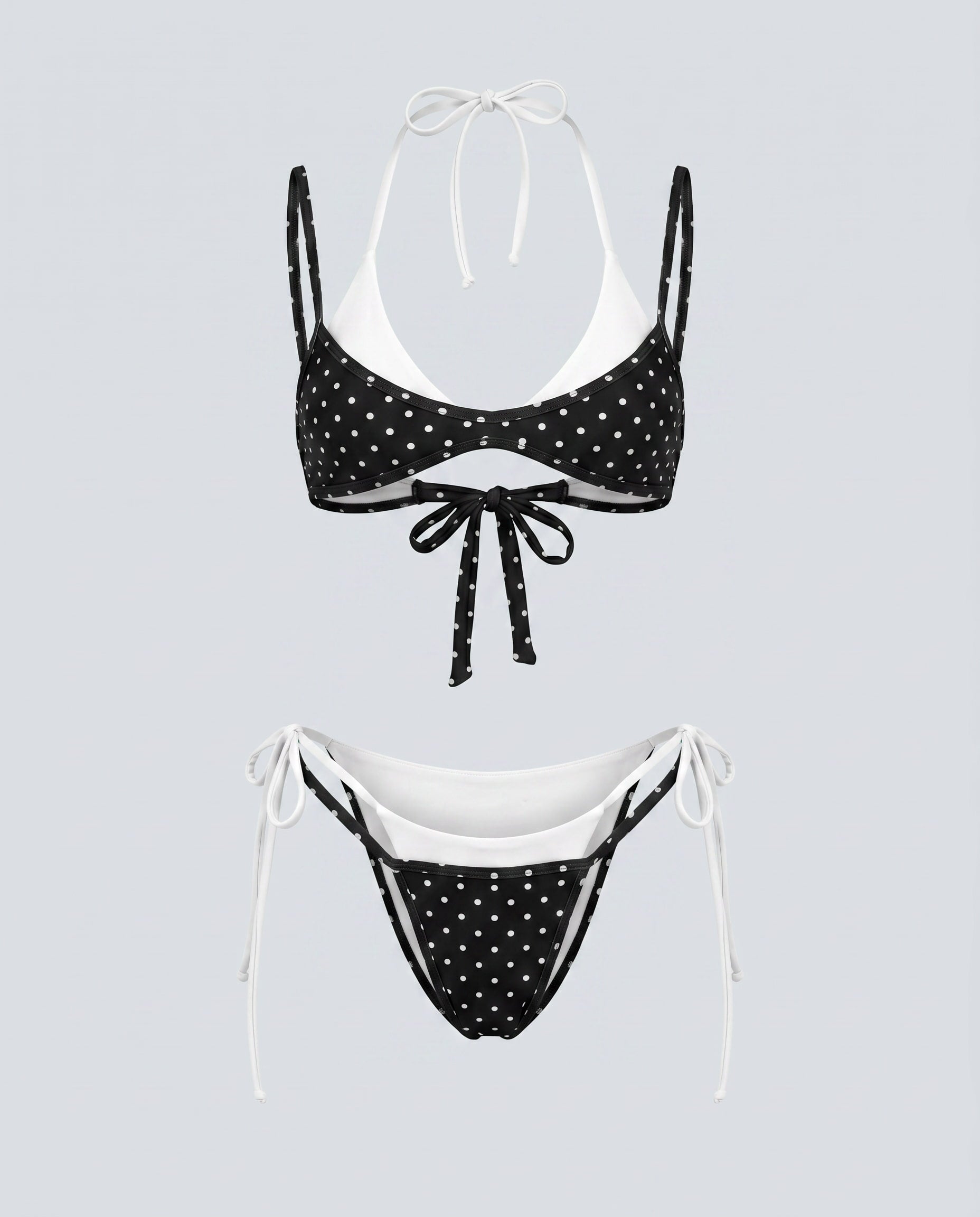 French Retro Bikini Set