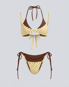 French Retro Bikini Set