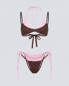 French Retro Bikini Set