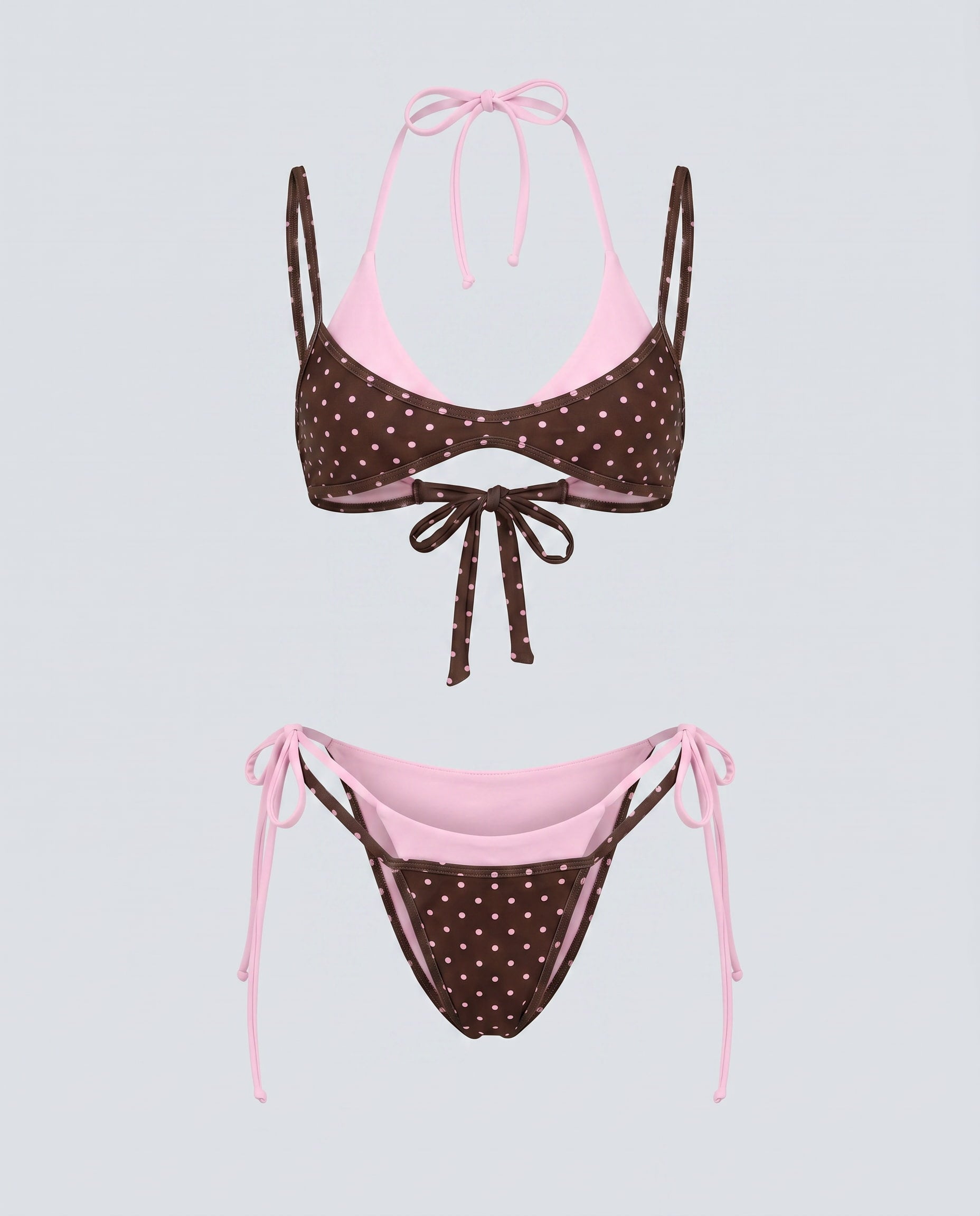 French Retro Bikini Set