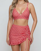 Gingham Bikini Set