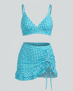 Gingham Bikini Set