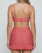 Gingham Bikini Set