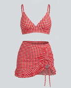 Gingham Bikini Set