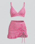 Gingham Bikini Set
