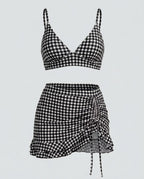 Gingham Bikini Set