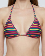 Retro Striped Bikini Set