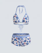 Y2K Retro Bikini Set