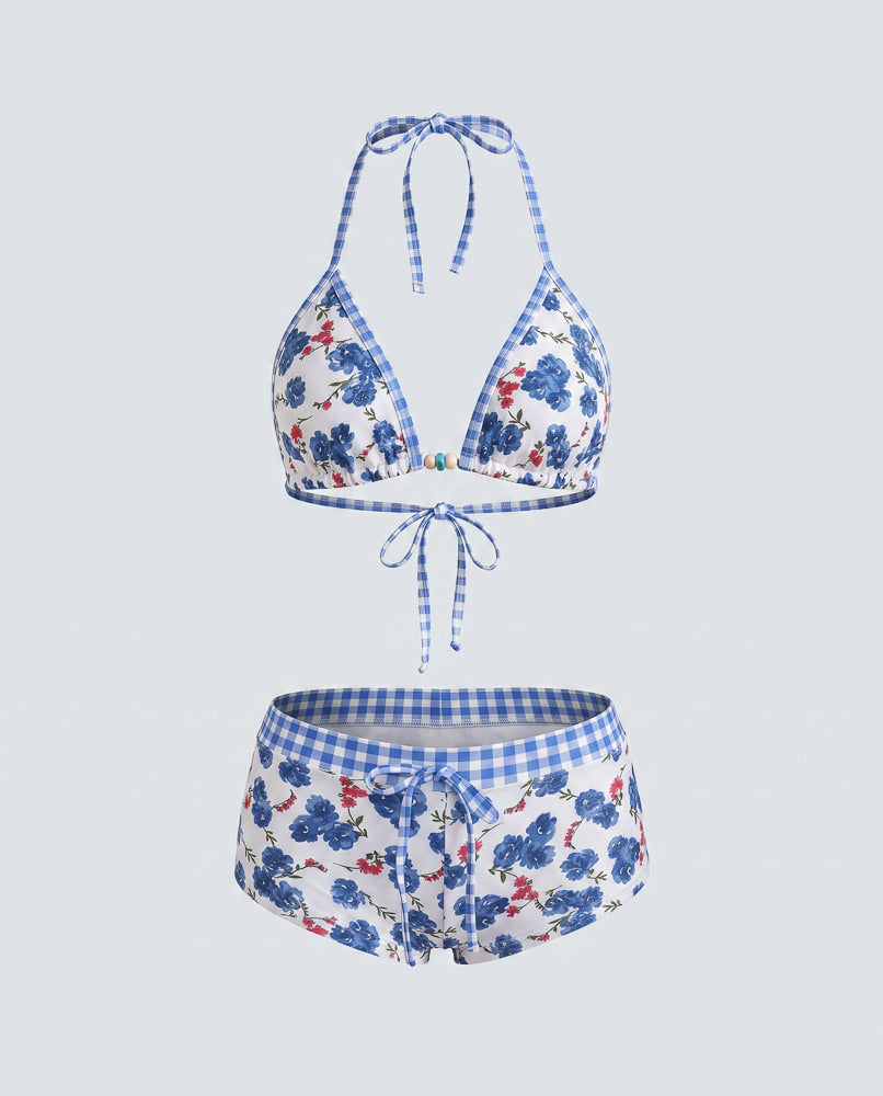 Y2K Retro Bikini Set